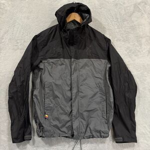 Dutch Bros Windbreaker Jacket Men's‎ Small Hy- Vented Nylon Black Grey Outdoor